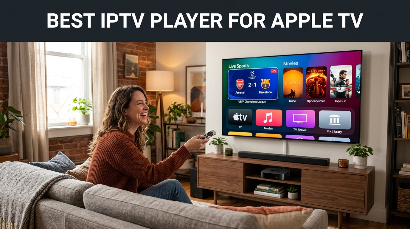 Best IPTV Player for Apple TV 4K, iPhone, iPad, and Mac